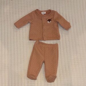 Sterling Baby Outfit Set with Fox Detail